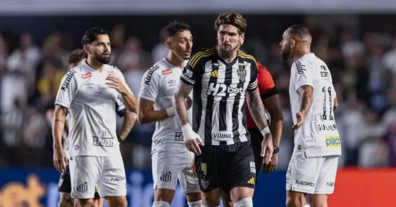 Santos x Atlético: Neymar e Sampaoli em Duelo de Alto Risco no Brasileirão